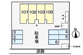 アグリ21 105 ｜ 福井県吉田郡永平寺町松岡観音2丁目113（賃貸アパート2LDK・1階・58.79㎡） その3