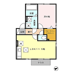 エトワールＫＵＲＩＭＯＲＩ　Ａ 1階