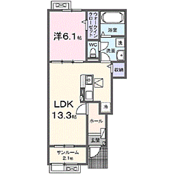 ブライト スクエアIV 1階