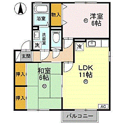 ウェストグリーン　Ｂ 2階/201