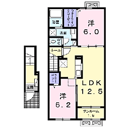ＦＲＡＮＣ・ＦＲＡＮＣ　Ｄ 2階