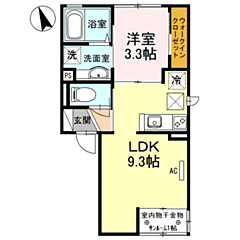 物件の間取り