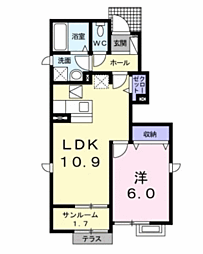 ライム ブライト C 1階/101