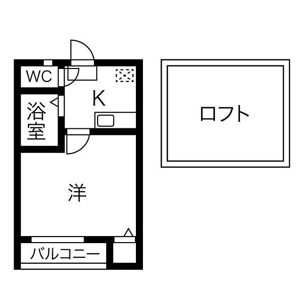 プルミエ 203｜愛知県名古屋市西区名西１丁目(賃貸アパート1K・2階・18.51㎡)の写真 その2