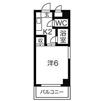 ブルネンハイム 503 ｜ 愛知県名古屋市中川区八熊通５丁目（賃貸マンション1K・5階・20.60㎡） その2