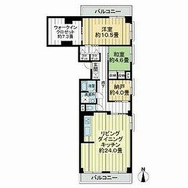 丸の内パークマンション 806｜愛知県名古屋市中区丸の内３丁目(賃貸マンション2LDK・8階・105.21㎡)の写真 その2