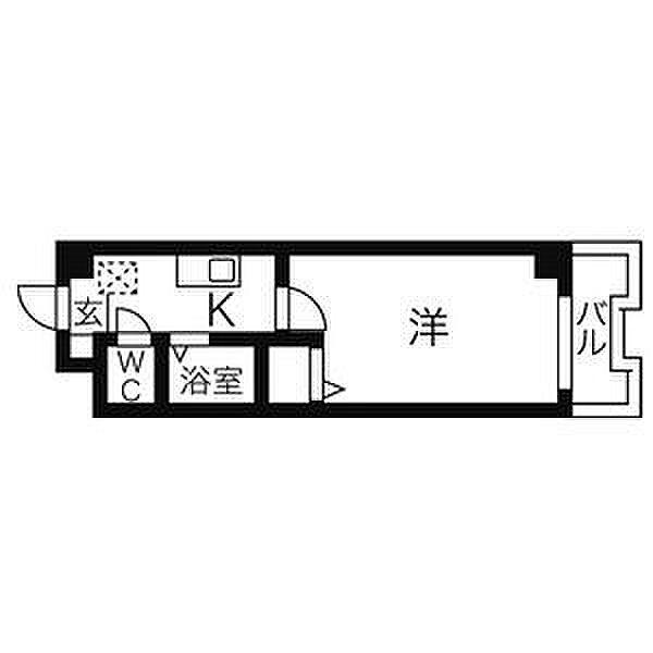 BASIC 2000 405｜愛知県名古屋市中村区上米野町２丁目(賃貸マンション1K・4階・24.08㎡)の写真 その2