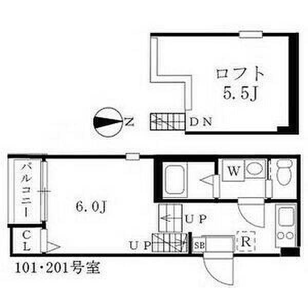 ハーモニーテラス栄生 101｜愛知県名古屋市西区栄生２丁目(賃貸アパート1K・1階・20.10㎡)の写真 その2