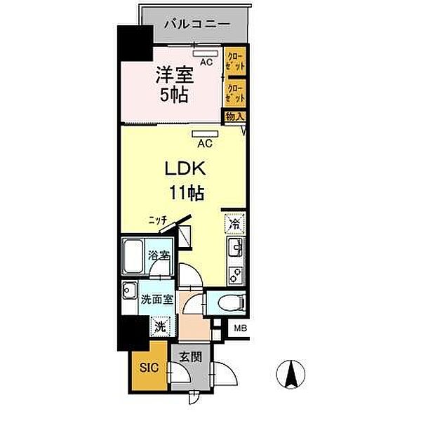 ダイワシティー大須 0901｜愛知県名古屋市中区大須３丁目(賃貸マンション1LDK・9階・42.69㎡)の写真 その2