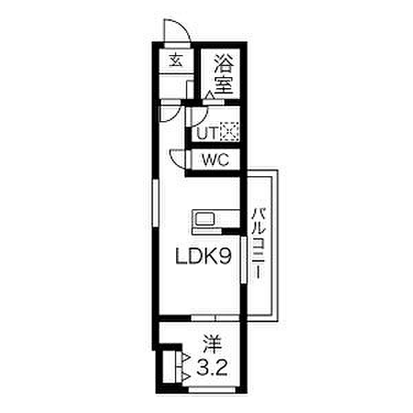 セレンディピティ本陣 201｜愛知県名古屋市中村区大日町(賃貸アパート1LDK・2階・30.14㎡)の写真 その2