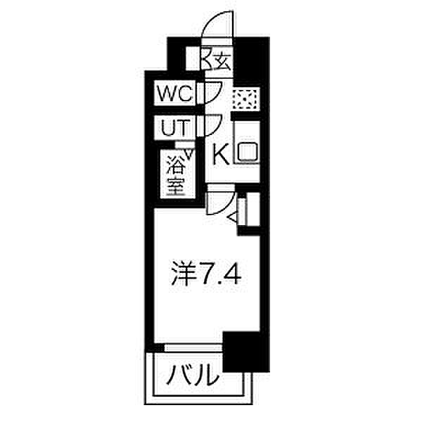 メイクスWアート丸の内 506｜愛知県名古屋市西区那古野１丁目(賃貸マンション1K・5階・25.00㎡)の写真 その2