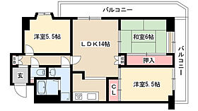 シティ・ファミール千種 405 ｜ 愛知県名古屋市東区葵３丁目（賃貸マンション3LDK・4階・70.84㎡） その2