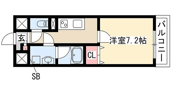 ベル・リトモ 403｜愛知県名古屋市中区富士見町(賃貸マンション1K・4階・27.88㎡)の写真 その2