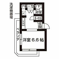 クレア高峯 204 ｜ 愛知県名古屋市中区千代田５丁目（賃貸マンション1K・2階・24.45㎡） その2