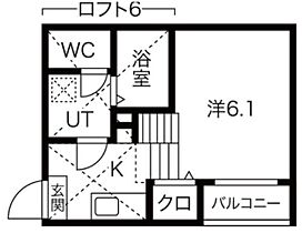 烏森レジデンス 202号室 ｜ 愛知県名古屋市中村区烏森町８丁目（賃貸アパート1K・2階・20.83㎡） その2