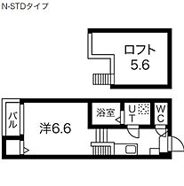 Globe amaranth庄内通 102 ｜ 愛知県名古屋市西区名塚町３丁目（賃貸アパート1K・2階・20.70㎡） その2