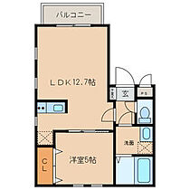 maple 102 ｜ 愛知県名古屋市西区花の木２丁目（賃貸アパート1LDK・1階・40.07㎡） その2