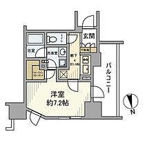 オープンレジデンシア名古屋駅　THE　COURT 1108 ｜ 愛知県名古屋市西区名駅２丁目（賃貸マンション1K・11階・27.63㎡） その2