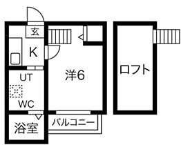 Loft8名駅 101 ｜ 愛知県名古屋市中村区太閤１丁目（賃貸アパート1K・1階・19.49㎡） その2