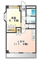 ヒルズ竹の山 207 ｜ 愛知県日進市竹の山２丁目（賃貸マンション1LDK・2階・41.04㎡） その2