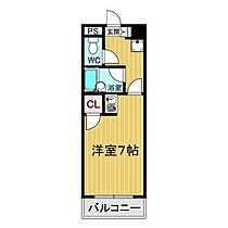 カームダウン喜多山 207 ｜ 愛知県名古屋市守山区喜多山２丁目（賃貸マンション1R・2階・23.40㎡） その2