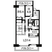 コンセール藤が丘 603 ｜ 愛知県名古屋市守山区四軒家２丁目（賃貸マンション3LDK・6階・81.09㎡） その2