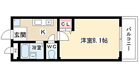 ウッドベルハイツ 103 ｜ 愛知県長久手市蟹原（賃貸マンション1K・1階・24.75㎡） その2