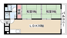 桜台ハイツ 103 ｜ 愛知県名古屋市南区元桜田町３丁目（賃貸マンション2LDK・1階・54.45㎡） その2