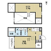 プラウド五番町 202 ｜ 愛知県名古屋市熱田区五番町（賃貸アパート1R・2階・21.45㎡） その2