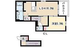 パークサイド12番館 201 ｜ 愛知県名古屋市南区道徳新町１丁目（賃貸アパート1LDK・2階・42.60㎡） その2