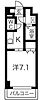 びい5堀田8階4.5万円