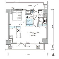 TENAS瑞穂通 1102 ｜ 愛知県名古屋市瑞穂区瑞穂通３丁目（賃貸マンション1LDK・11階・51.58㎡） その2