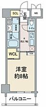 ユニレジデンス瑞穂運動場東 802 ｜ 愛知県名古屋市瑞穂区彌富通２丁目（賃貸マンション1K・8階・29.70㎡） その2