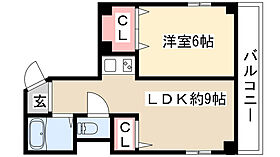 寿秀ハウス 2-C ｜ 愛知県名古屋市昭和区隼人町（賃貸マンション1LDK・2階・30.63㎡） その2