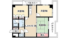 メイフェア塩付 502 ｜ 愛知県名古屋市昭和区塩付通２丁目（賃貸マンション3LDK・5階・60.75㎡） その2