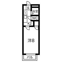 ヤングパレスII 202 ｜ 愛知県名古屋市昭和区石仏町１丁目（賃貸アパート1K・2階・24.18㎡） その2