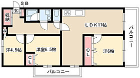 STプラザ御器所 5D ｜ 愛知県名古屋市昭和区御器所通３丁目（賃貸マンション3LDK・5階・76.85㎡） その2