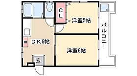 安藤ハイツ 301 ｜ 愛知県名古屋市昭和区石仏町１丁目（賃貸マンション2DK・3階・34.02㎡） その2