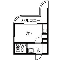 コンセール白子 408 ｜ 愛知県名古屋市中村区白子町４丁目（賃貸マンション1R・4階・25.28㎡） その2