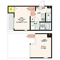 ハーモニーテラス柳田町 205 ｜ 愛知県名古屋市中川区柳田町１丁目（賃貸アパート1R・2階・21.06㎡） その2