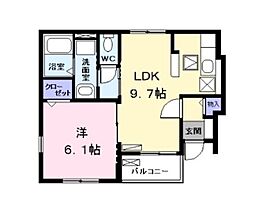 プリムローズやなせ 101 ｜ 愛知県名古屋市中川区柳瀬町２丁目（賃貸アパート1LDK・1階・37.92㎡） その2