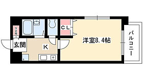 シティライフ高社 2G ｜ 愛知県名古屋市名東区高社１丁目（賃貸マンション1K・2階・24.07㎡） その2