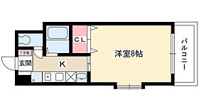 スカイコート本郷 202 ｜ 愛知県名古屋市名東区社が丘１丁目（賃貸マンション1K・2階・27.38㎡） その2