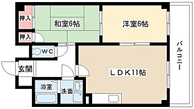 ヒルズ覚王山 105 ｜ 愛知県名古屋市千種区観月町１丁目（賃貸マンション2LDK・1階・54.40㎡） その2