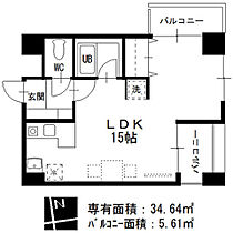 YK50 608 ｜ 愛知県名古屋市中区松原１丁目（賃貸マンション1R・6階・34.64㎡） その2