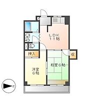 シャンテちくさ 1B ｜ 愛知県名古屋市千種区今池１丁目（賃貸アパート2LDK・1階・50.74㎡） その2