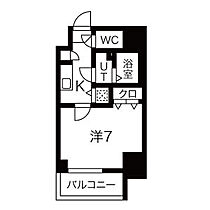 エスプレイス鶴舞ガーデンテラス 1102 ｜ 愛知県名古屋市昭和区鶴舞３丁目（賃貸マンション1K・11階・24.57㎡） その2