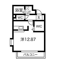 グレーシア城西 206 ｜ 愛知県名古屋市西区城西１丁目（賃貸マンション1R・2階・34.03㎡） その2