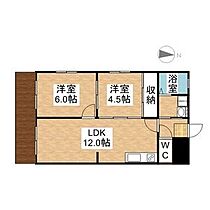 第2シャトーこがね 303 ｜ 愛知県名古屋市中村区熊野町２丁目（賃貸マンション2LDK・3階・50.07㎡） その2