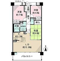 グランノア瑞穂公園ヒルレジデンス 403 ｜ 愛知県名古屋市瑞穂区市丘町１丁目（賃貸マンション3LDK・4階・77.23㎡） その2